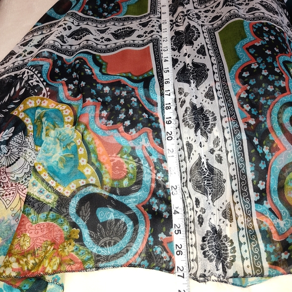 NWT  Jessica Taylor Colorful Patterned Maxi Dress - Picture 9 of 14